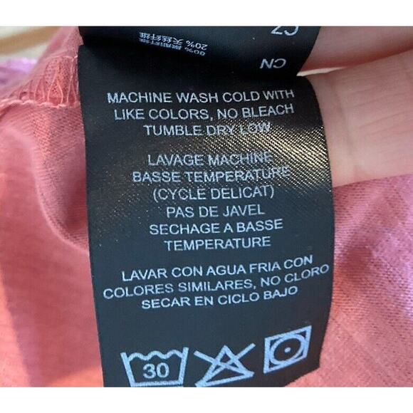 Kuhl T Shirt Dress Size Small Women’s Pink V Neck - Picture 6 of 8